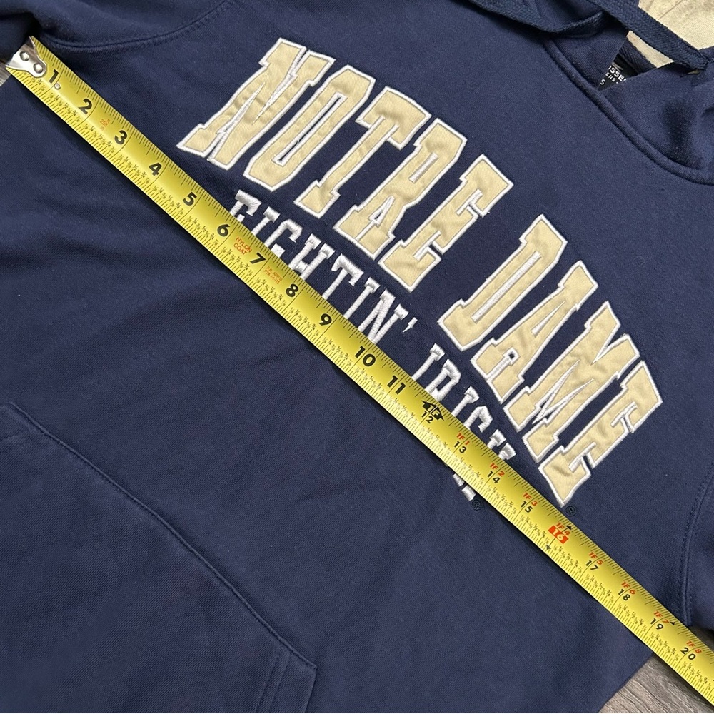 Notre Dame Fighting Irish Colosseum Hoodie Mens Small Navy Blue Pullover NCAA - Picture 3 of 6